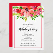 Floral kerstfeestdagen (Voorkant / Achterkant)