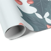 Floral kerstinpakpapier cadeaupapier (Rol Hoek)