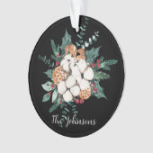 Floral Kerstmis Ornament (voorkant)