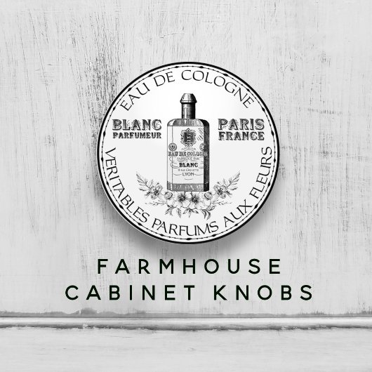 Floral-Keulen-witte  parfumerieën Keramische Knop