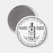 Floral-Keulen-witte parfumerieën Magneet (Voorkant / Achterkant)