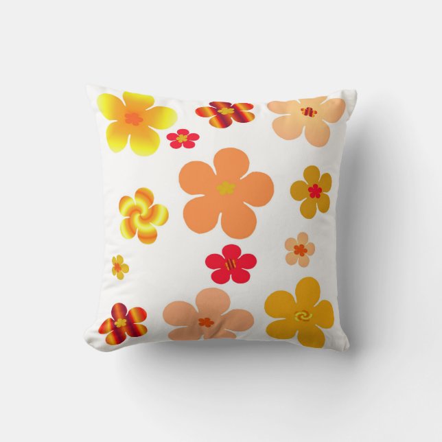 Floral khoncepts in Gold American MoJo Pillow Kussen (Voorkant)