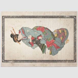 Floral Kimono Japans ontvlechtingskunst Tissuepapier