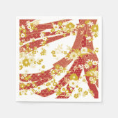 Floral Kimono Mix Patroon Servet (Voorkant)