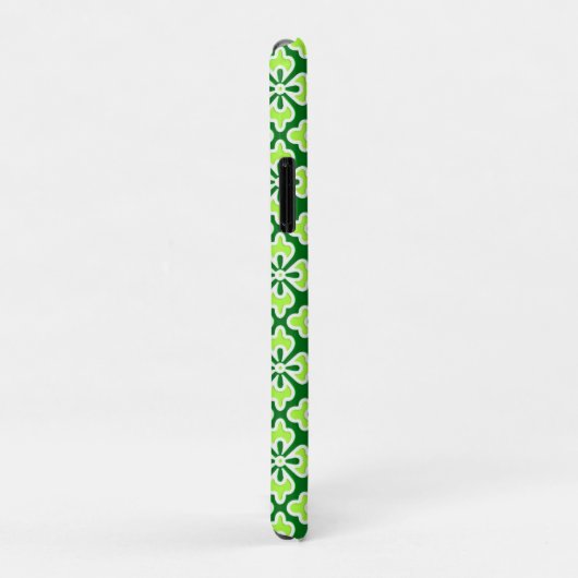 Floral kimono print, limoen- en pijngroen Case-Mate iPhone case (Achterkant/rechts)