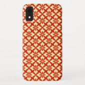 Floral kimono print, mandarijn sinaasappel Case-Mate iPhone case (Achterkant)