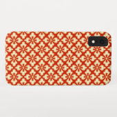 Floral kimono print, mandarijn sinaasappel Case-Mate iPhone case (Achterkant (horizontaal))