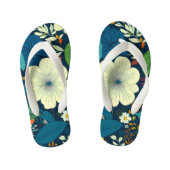 Floral Kinder Teenslippers (Voetbed)