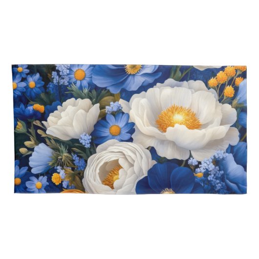 Floral King Pair Kussenslopen (Achterkant-Rechts)