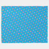 Floral KiniArt Fleece Blanket (Voorkant (Horizontaal))