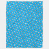 Floral KiniArt Fleece Blanket Deken (Voorkant)