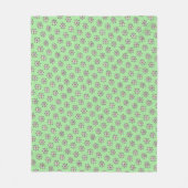 Floral KiniArt Fleece Blanket Deken (Voorkant)