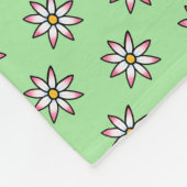 Floral KiniArt Fleece Blanket Deken (Hoek)