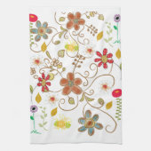 Floral Kitchen Hand Towel Theedoek (Verticaal)