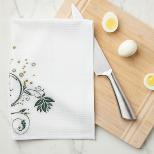 Floral Kitchen Hand Towel Theedoek