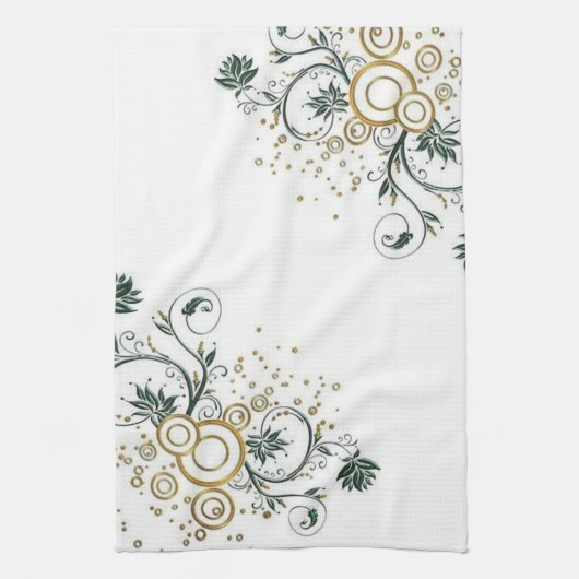 Floral Kitchen Hand Towel Theedoek (Verticaal)