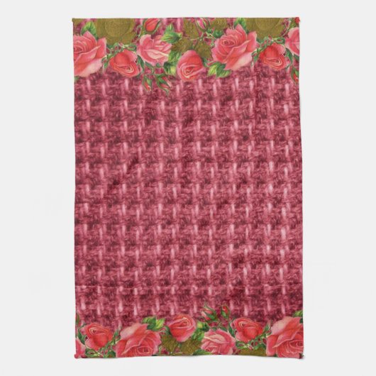 Floral Kitchen Hand Towel Theedoek (Verticaal)