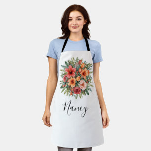 Floral Kitchen Schort