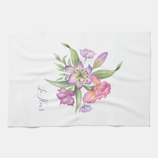Floral Kitchen Towel Theedoek (Horizontaal)