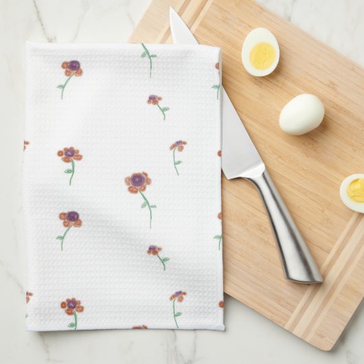 Floral Kitchen Towel Theedoek (Quarter Fold)