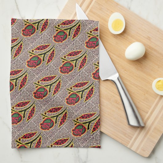 Floral Kitchen Towel Theedoek (Quarter Fold)