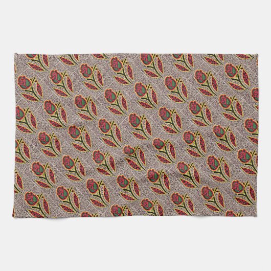 Floral Kitchen Towel Theedoek (Horizontaal)