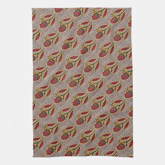 Floral Kitchen Towel Theedoek (Verticaal)