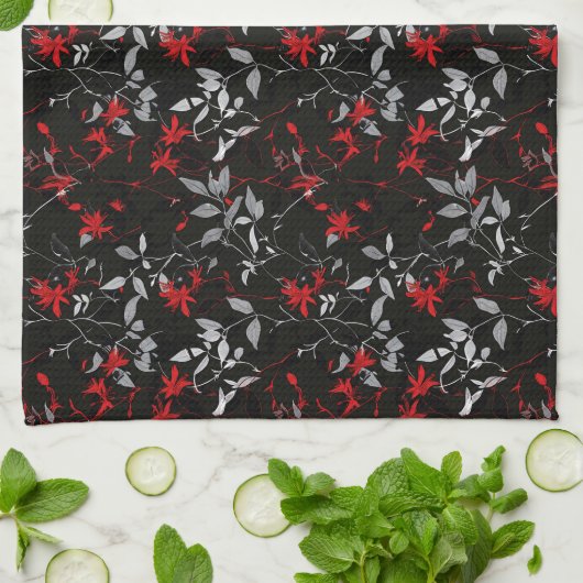 Floral Kitchen Towel Theedoek (Gevouwen)
