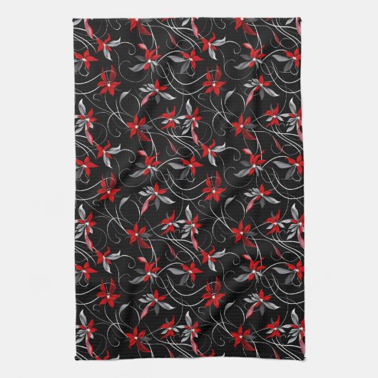 Floral Kitchen Towel Theedoek (Verticaal)