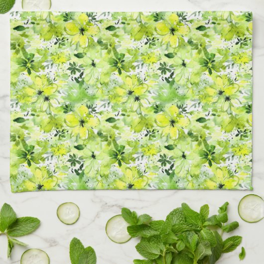 Floral Kitchen Towel Theedoek (Gevouwen)