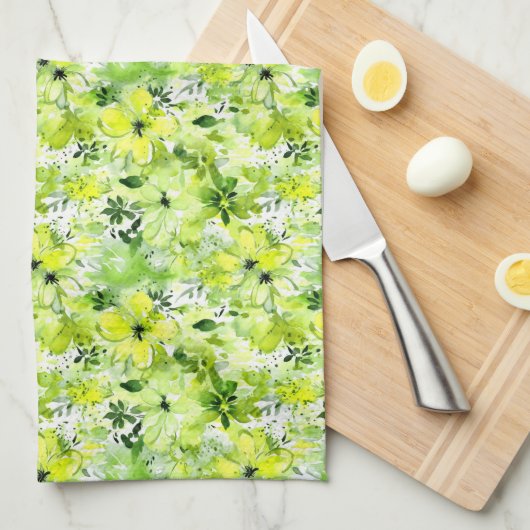 Floral Kitchen Towel Theedoek (Quarter Fold)