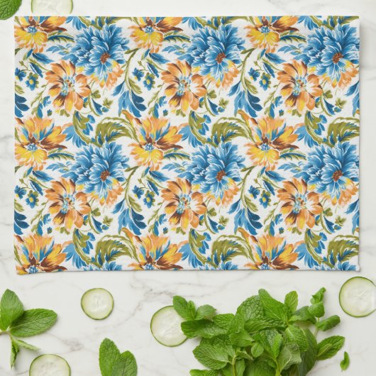 Floral Kitchen Towel Theedoek (Gevouwen)