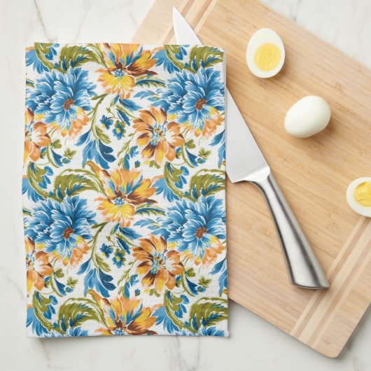 Floral Kitchen Towel Theedoek (Quarter Fold)