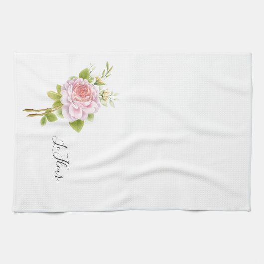 Floral Kitchen Towel Theedoek (Horizontaal)