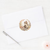 Floral Kitten Sticker Sheet (Envelop)