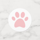 Floral Kitten Verjaardagsfeest Confetti (Kleine voorkant)