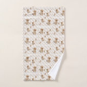 Floral Kittens uit de set van handdoeken (Handdoek)