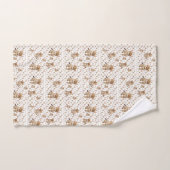 Floral Kittens uit de set van handdoeken (Handdoek)