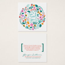 Floral klant bedankje