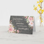 Floral Kleindochter Gefeliciteerd Afstuderen Kaart (Gele Bloem)