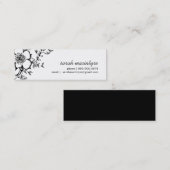  Floral / kleine roekkaarten Contactkaartje (Voorkant / Achterkant)