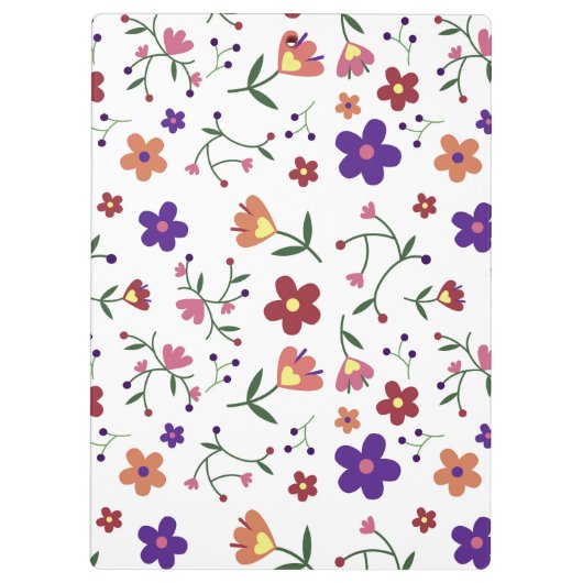 Floral klembord (Achterkant)