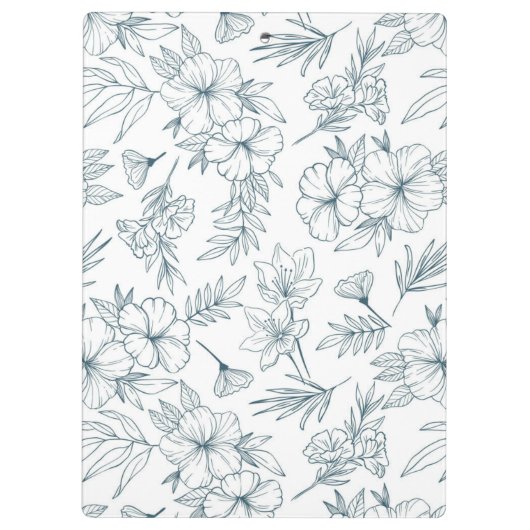 Floral klembord (Achterkant)