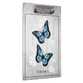 Floral klembord blauwe vlinder (Rechts)