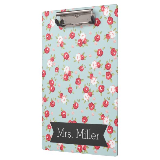  Floral klembord - Personaliseren (Links)