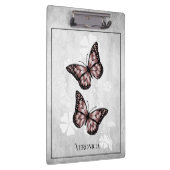 Floral klembord voor roze vlinder (Rechts)