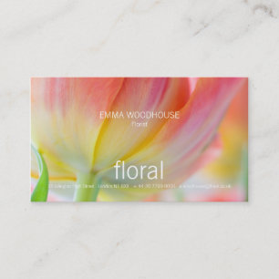Floral - Kleuren van voorjaar Visitekaartje