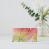 Floral - Kleuren van voorjaar Visitekaartje (Staand voorkant)