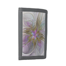 Floral kleurrijk Abstract fractal met roze en goud