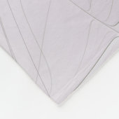 Floral kleurrijk Abstract fractal met roze en goud Fleece Deken (Hoek)